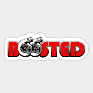 BOOSTED Sticker